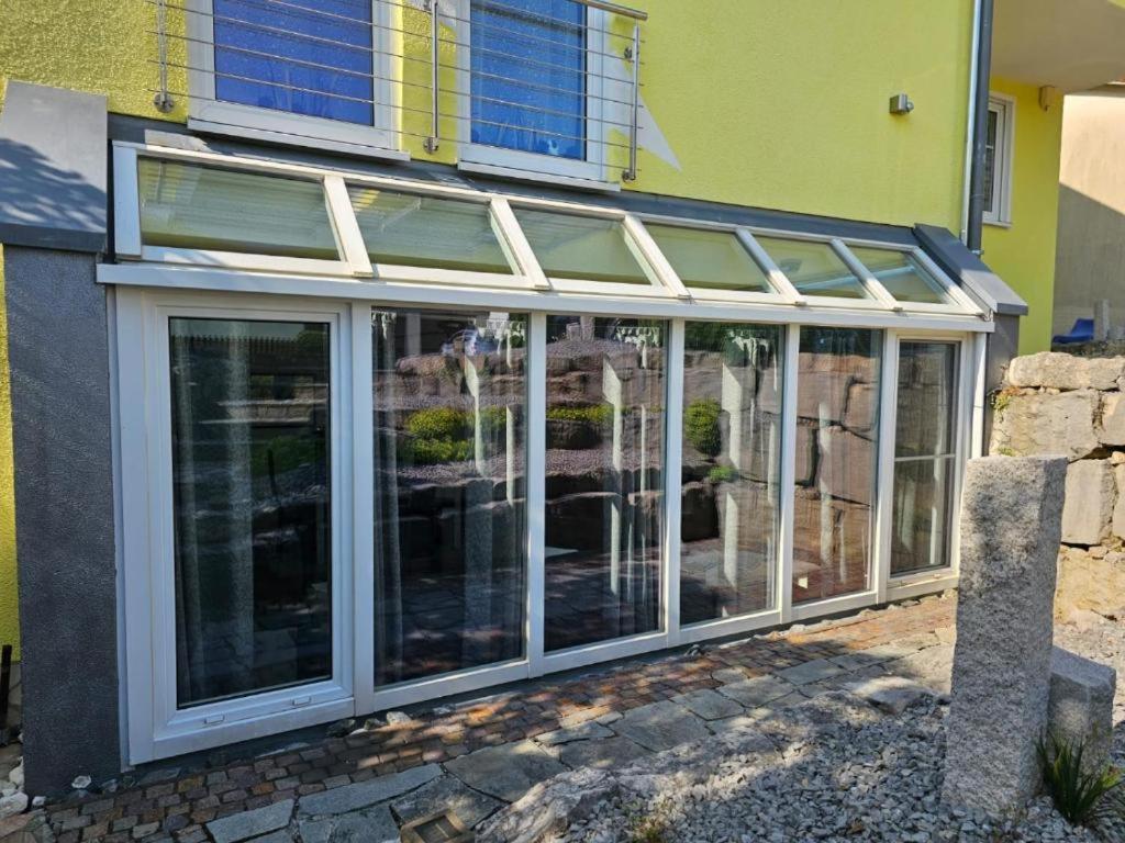 Ferienwohnung ELW sonnig,Terasse, bis zu 13 Schlafpl. Obergroningen Exterior foto