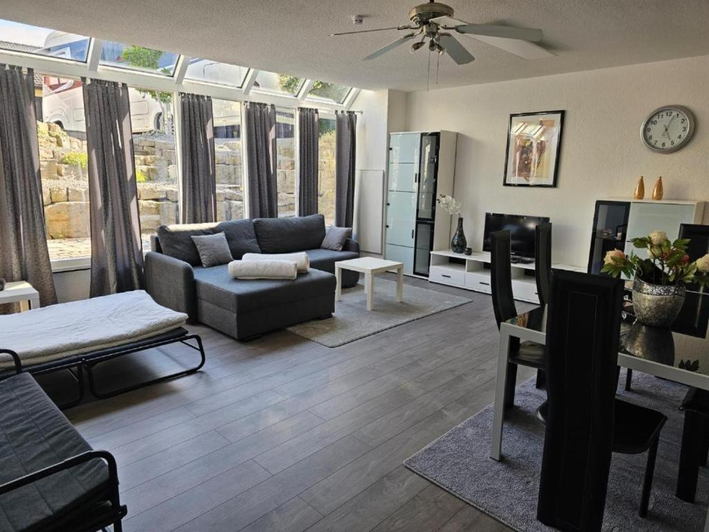 Ferienwohnung ELW sonnig,Terasse, bis zu 13 Schlafpl. Obergroningen Exterior foto